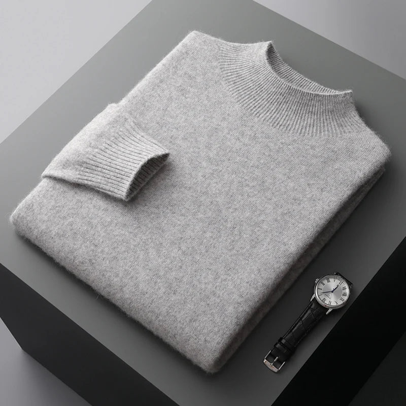 Classic Half-neck Wool Sweater