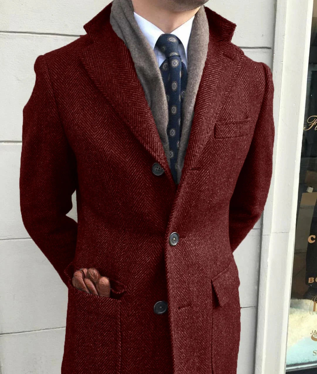 Coger Wool Blend Coat
