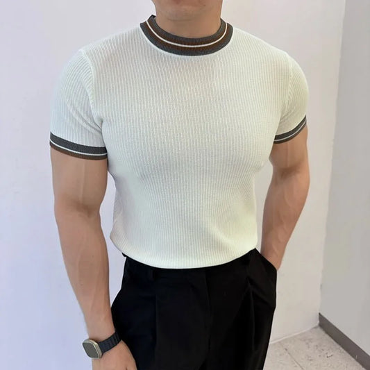 Retro Slim Knit T-shirts