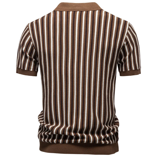 Golf Stripe Polo Shirt