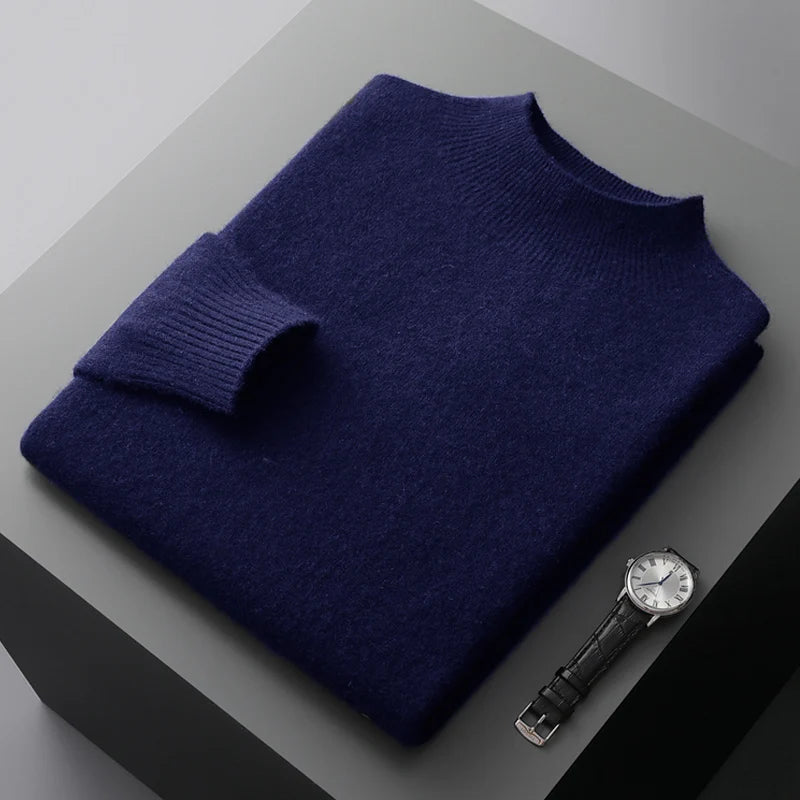 Classic Half-neck Wool Sweater