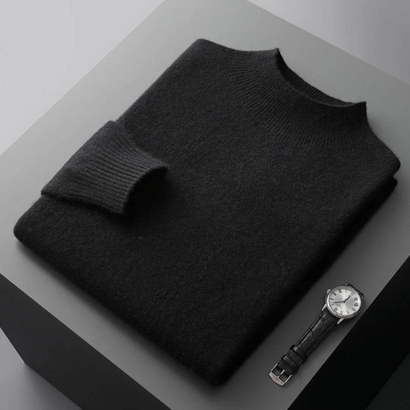 Classic Half-neck Wool Sweater