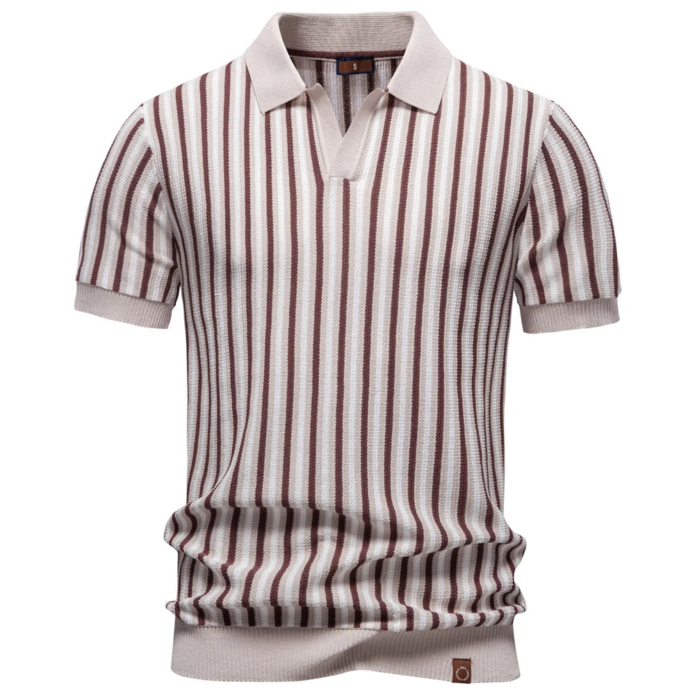 Golf Stripe Polo Shirt