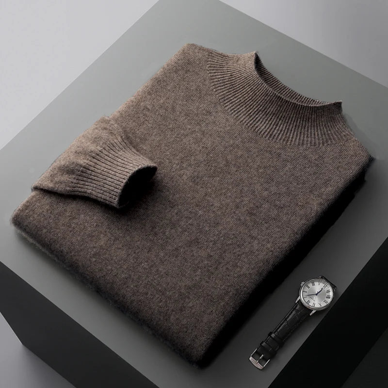 Classic Half-neck Wool Sweater