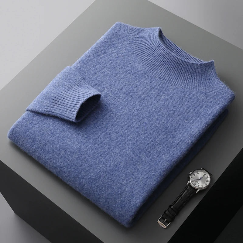 Classic Half-neck Wool Sweater