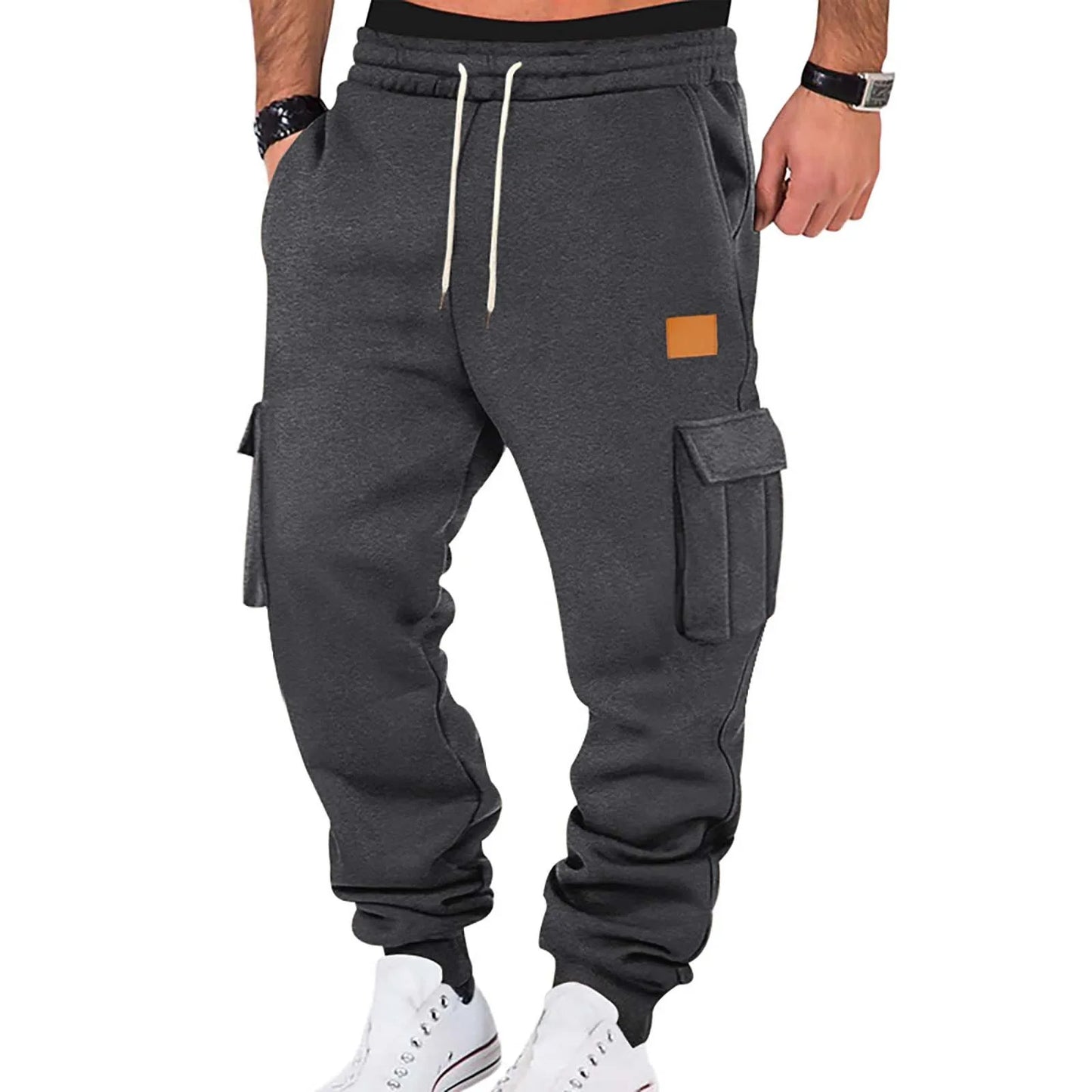 SMN Men's Cargo Sweatpants