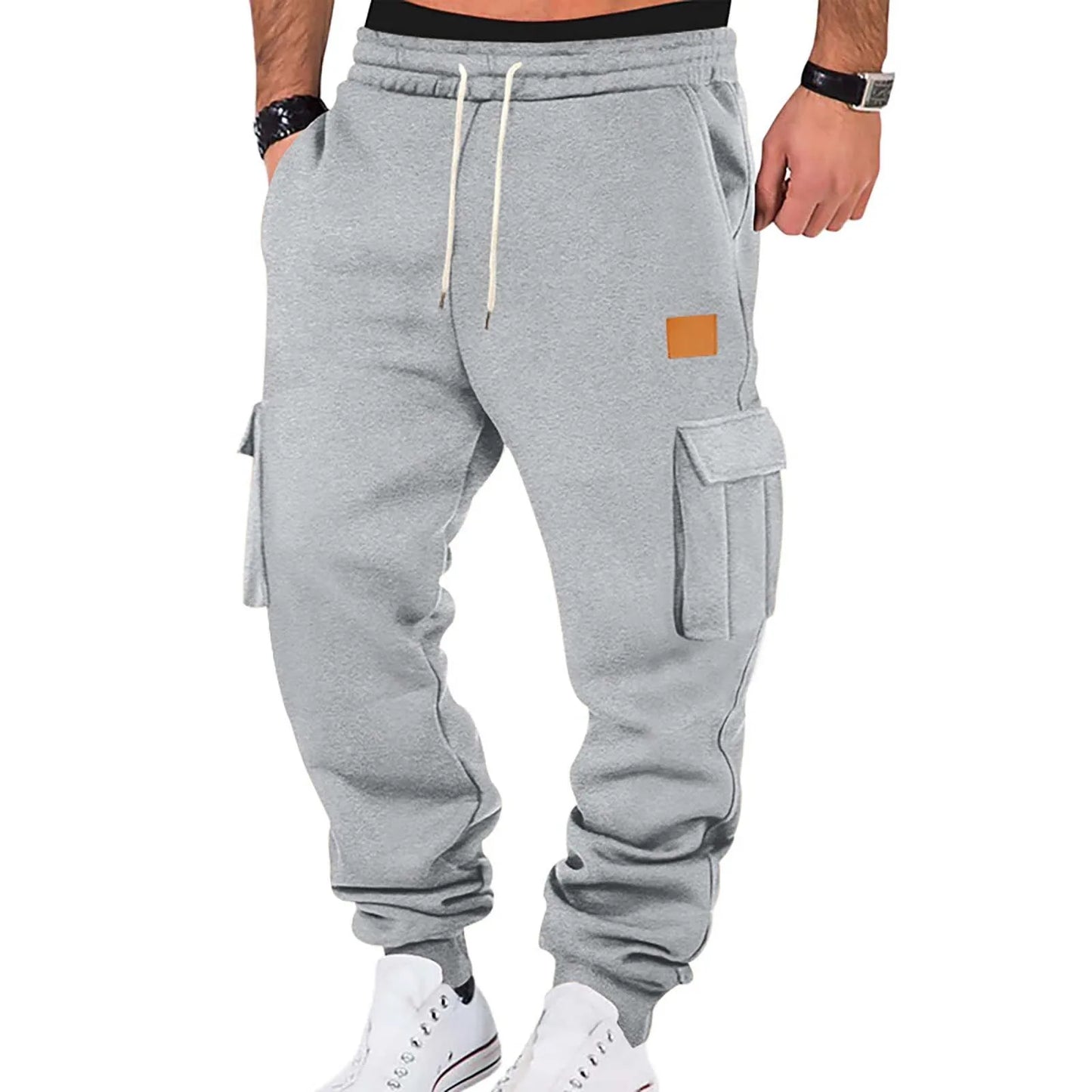 SMN Men's Cargo Sweatpants